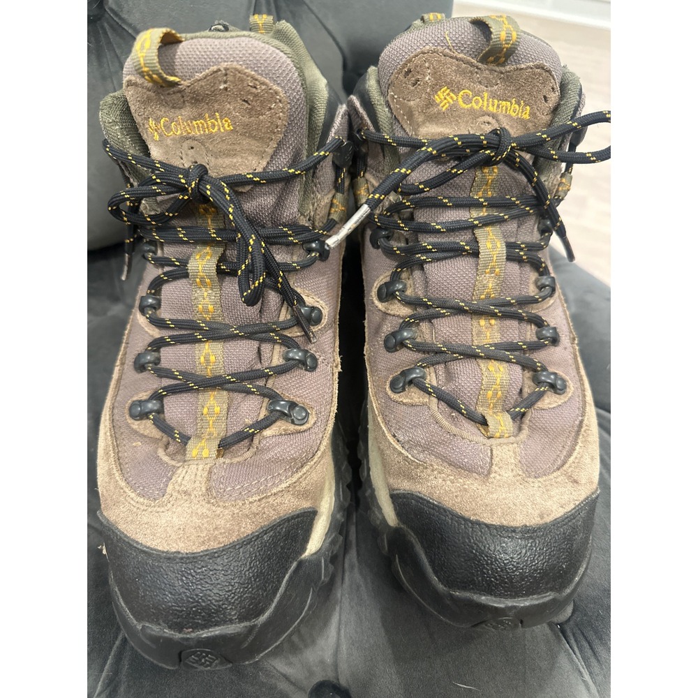 Columbia Mens Newton Ridge Mid Hiking Boots Brown Suede YM3111-224 Size 10 read